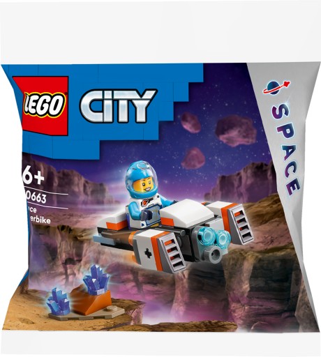 LEGO BRICKS City 30663 LEGO 30663 City - Vesmírny lietajúci motocykel