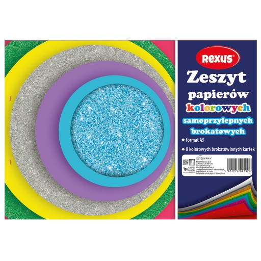Farebný papier Beniamin A5, 8 listov, 240 g/m²