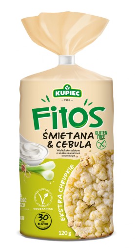 KUPIEC KUKURIČNÉ OBLÁTKY FITOS, SMOTANA A CIBUĽA 2x 120G