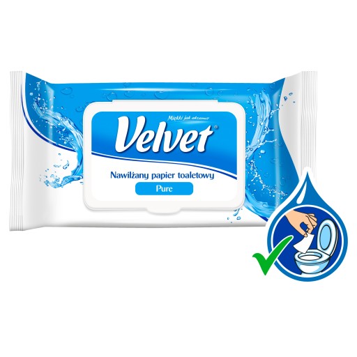 ZAMATOVÝ VLHČENÝ PAPIER ČISTÝ 42 KS