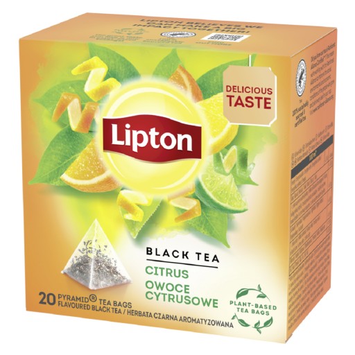 LIPTON čierny čaj CITRUSOVÉ PLODY 20T