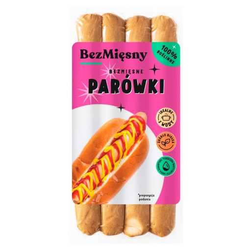 Bezmäsité párky 180 g bezmäsité