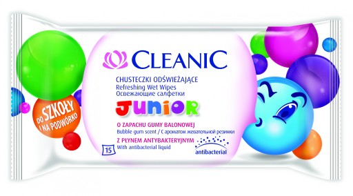 Cleanic Junior osviežujúce obrúsky pre deti