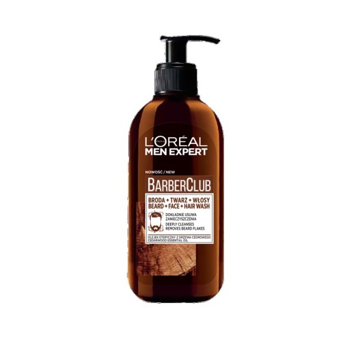 LOreal Paris Men Expert Barber Club čistiaci gél 3v1 pre