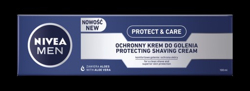 NIVEA FOR MEN krém na holenie Protect & Care 100 ml