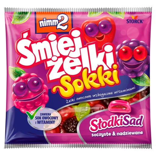 NIMM2 Śmiejżelki Sokki Słodki Sad Storck 90g