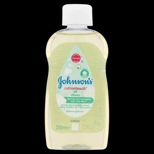 JOHNSON'S Baby Cotton Touch olivový olej pre deti od 1 dňa veku 200ml