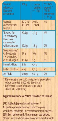 Kupiec ryžové oblátky v mliečnej čokoláde 60 g