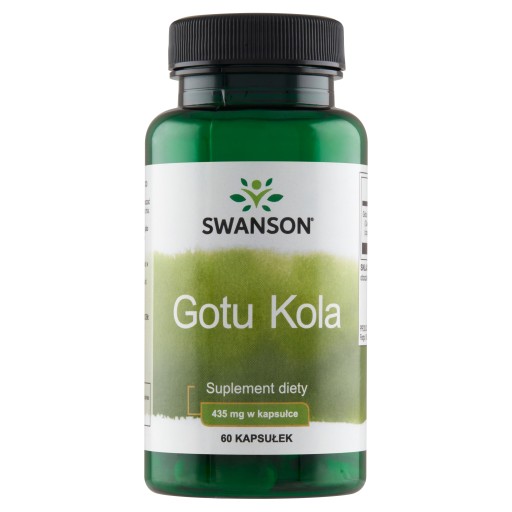 Swanson Gotu Kola 435 mg celé spektrum 60 kapsúl