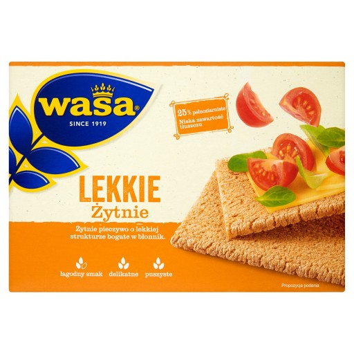 Wasa Svetlý ražný chlieb 140 g