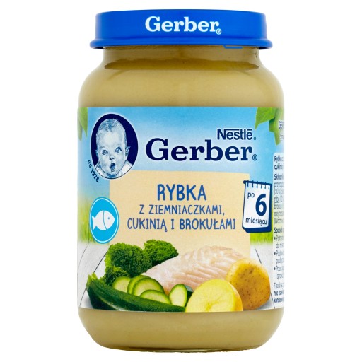 Gerber Ryba so zemiakmi, cuketou a brokolicou