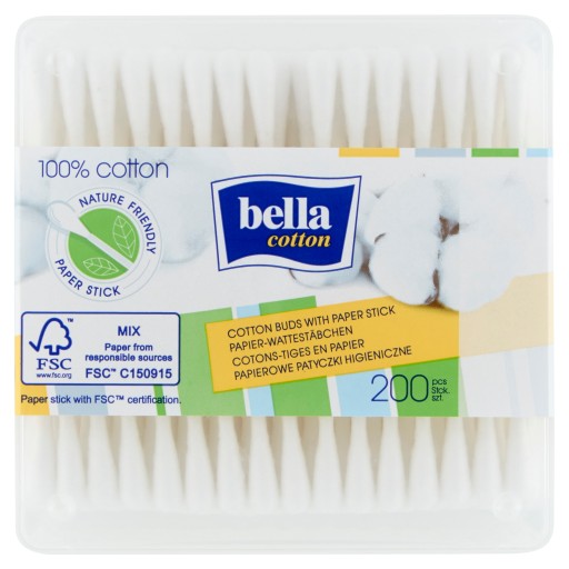 Vatové tyčinky Bella Balenie 200 ks