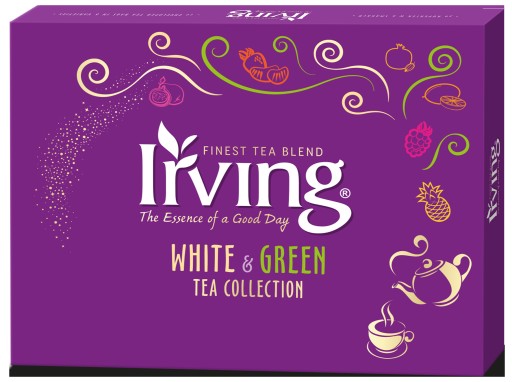 Irving White Green čajová súprava, 6 príchutí, 30 ks