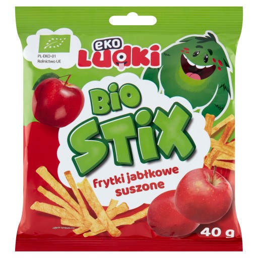 HRANOLKY SUŠENÉ JABLKO BIO 40 g - EKO LUDKI