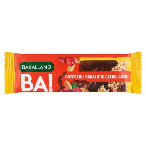 BAKALLAND BA! Tyčinka z orechov a sušeného ovocia 40g