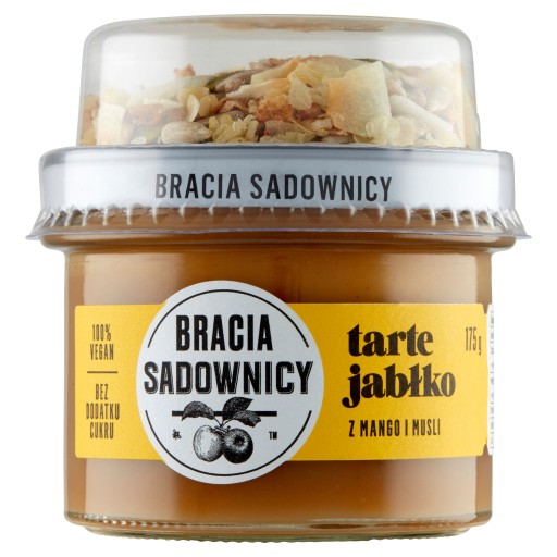 Tart Apple Mango Mousse s müsli Bracia Sadowcy 175 g