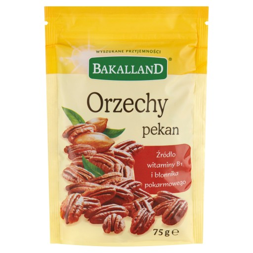 BAKALLAND Oriešky lúpané pekanové orechy 75g