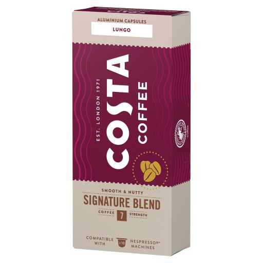 Kapsule pre Nespresso Costa Lungo Signature 10 ks