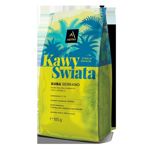 Zrnková káva Astra Kuba Serrano 185g