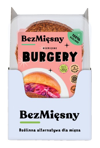 Bezmäsité hamburgery 200g Bezmäsité