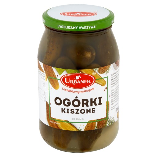 Urbánek Pasterizované uhorky nakladané 920 g