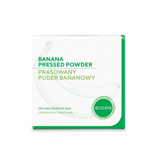 ECOCERA Banánový lisovaný prášok - suchá a citlivá pleť 10g