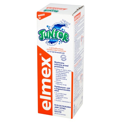 ELMEX Ústna voda JUNIOR 6-12 ROKOV 400ml