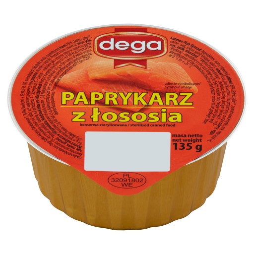 Lososový paprikáš 135g Dega