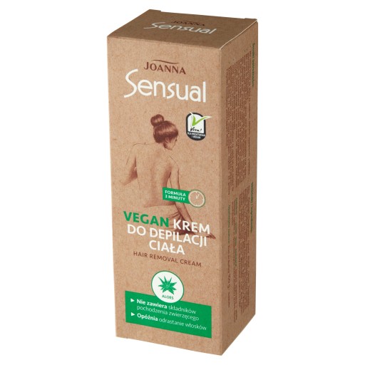 Vegan Telový depilačný krém - Aloe
