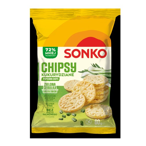 Sonko Popcorn plátky zelenej cibule 60 g