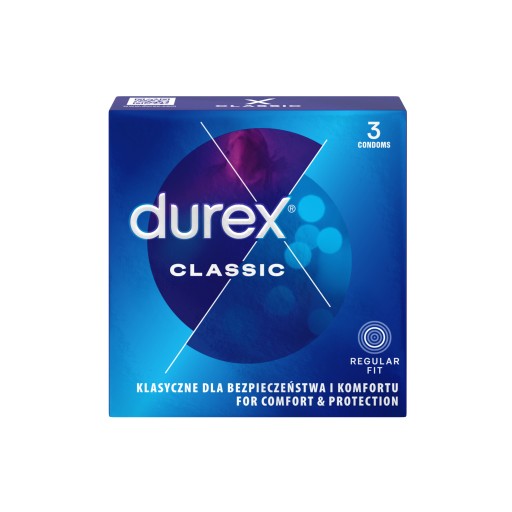 Kondómy Durex Classic, 3 ks