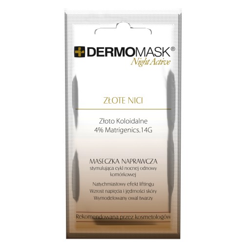 Dermomask Golden Threads nočná maska, 12 ml