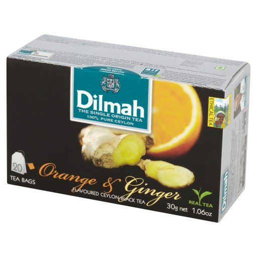 Dilmah pomaranč a zázvor 20 tb
