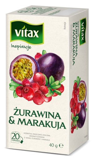 Vitax Mučenkový čaj z brusníc 20 tb