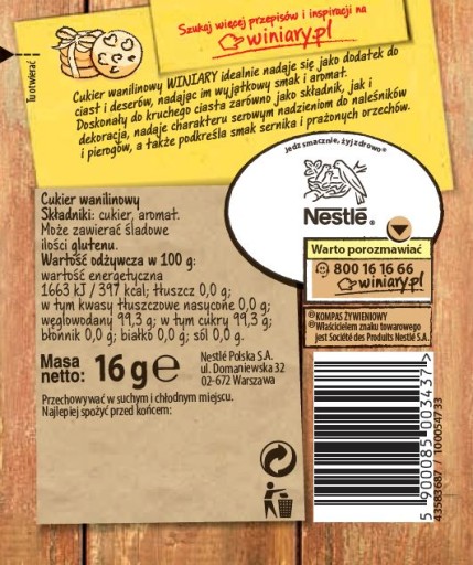 VANIARSKÝ VANILKOVÝ CUKOR 16g