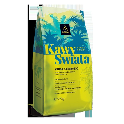 Zrnková káva Astra Kuba Serrano 185g