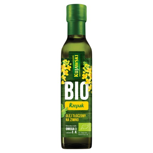 Kujawski bio repkový olej, lisovaný za studena, 250 ml