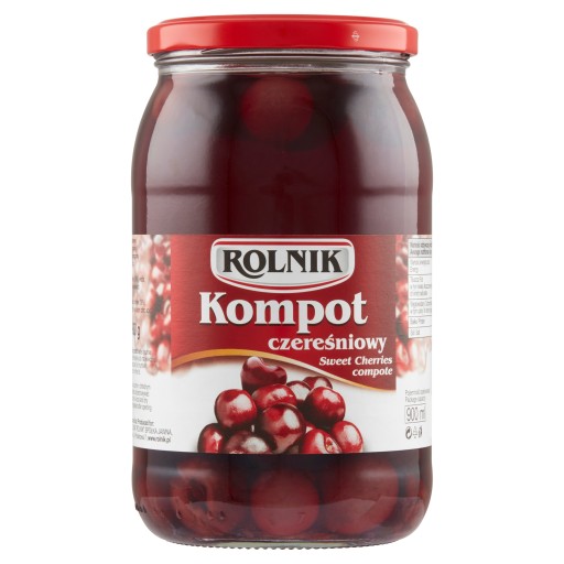 Rolnik Čerešňový kompót Bez konzervantov 900 ml