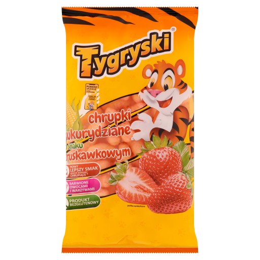 TBM Tigers Corn Crisps Jahoda 70g