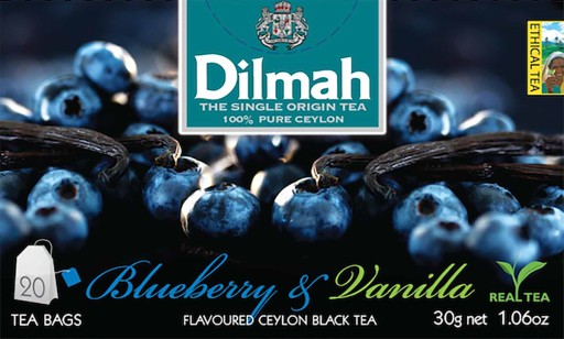 Dilmah čučoriedka a vanilka 20 tb