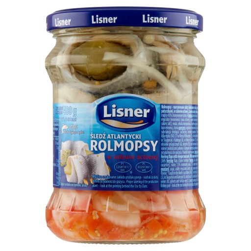 Lisner Rolmopsy v aromatickej octovo-korenistej omáčke 400 g