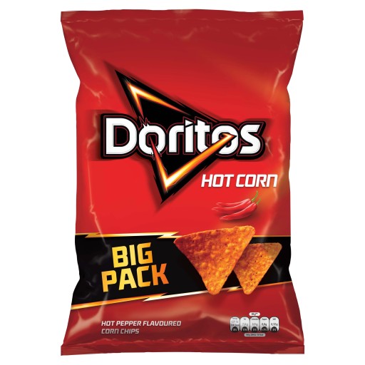 Doritos Hot Corn Chips Corn Nachos 180 g
