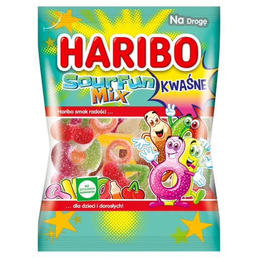 Haribo Mix SOUR FUN Fruit Jelly Beans 85g