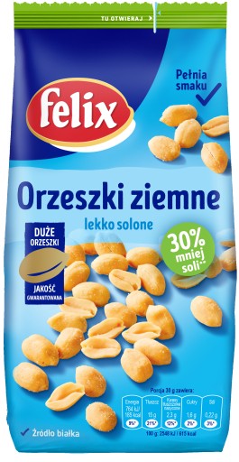 Arašidy Felix jemne solené 380g