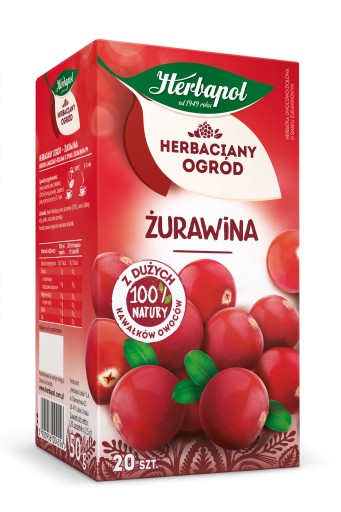 Herbapol Čaj Herbaciany Ogród Brusnica 20tb