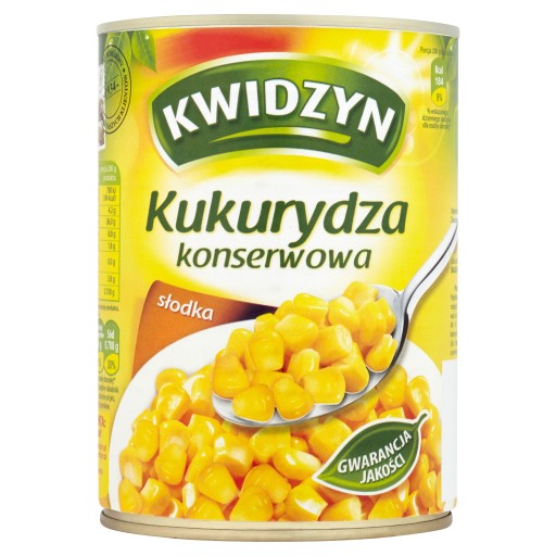 Kwidzyn Sladká kukurica v konzerve 400g