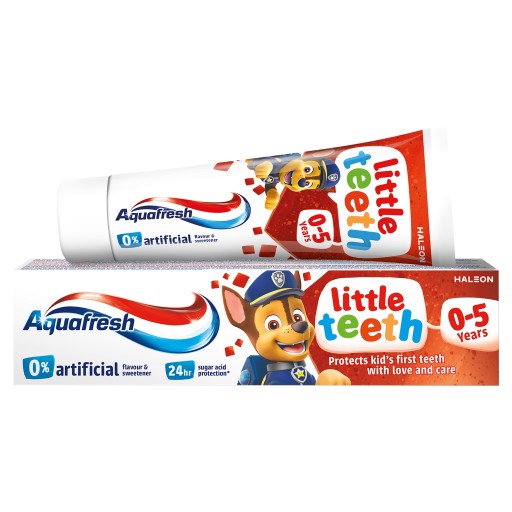 Aquafresh Little Teeth zubná pasta s fluoridom 0-5 rokov 50 ml