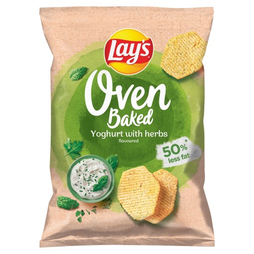 Lay's Oven Baked Lays jogurt bylinkové chipsy 3x 110g
