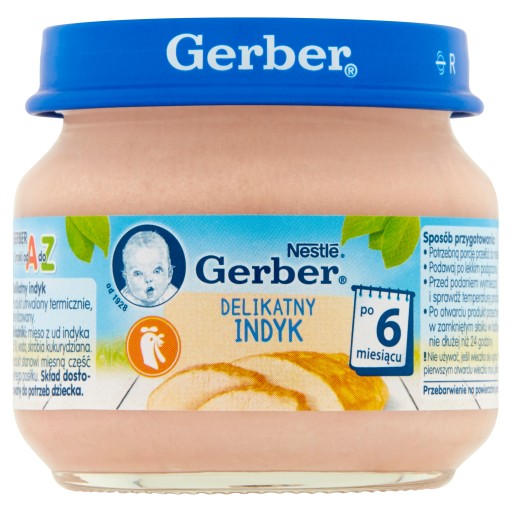 Gerber Dinner Jemná morka pre dojčatá po 6 mesiacoch 80 g