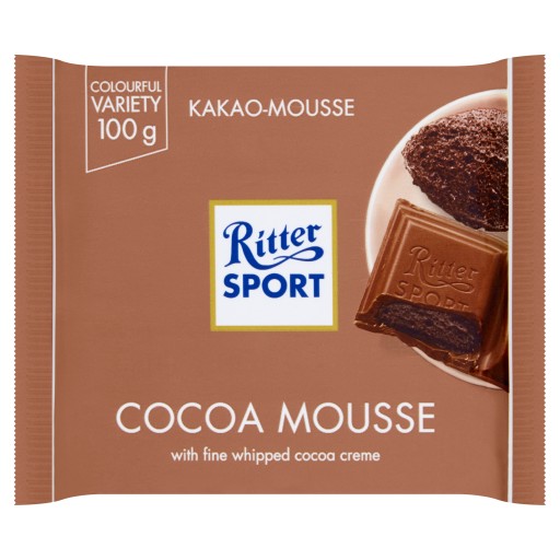 Ritter Sport Cocoa-Mousse Chocolate 100g